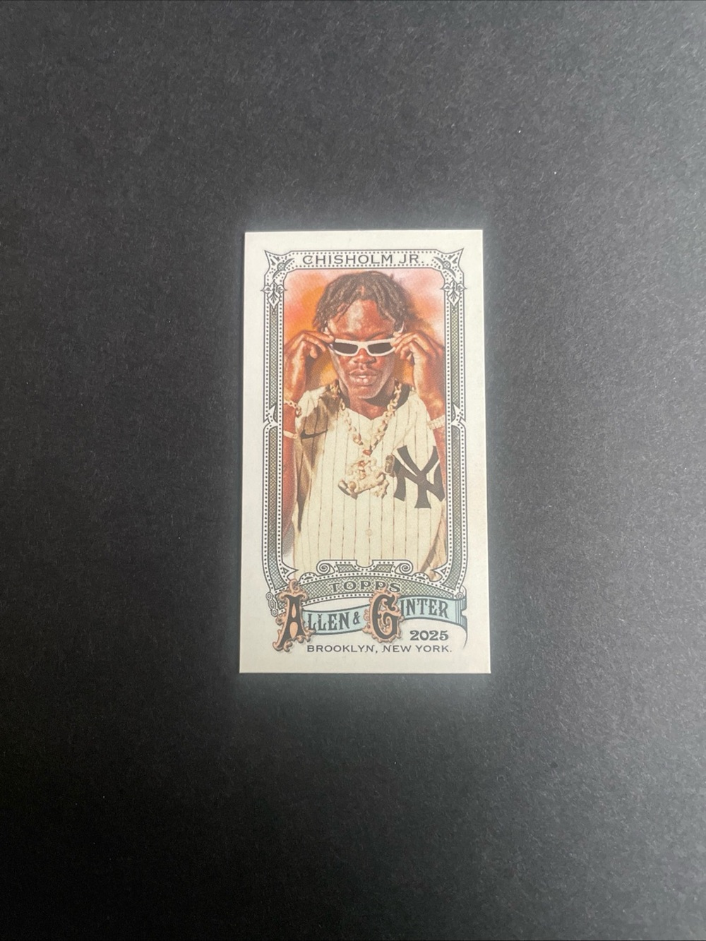 2025 Topps Allen & Ginter #74 Jazz Chisholm JR. New York Yankees Mini Base Card